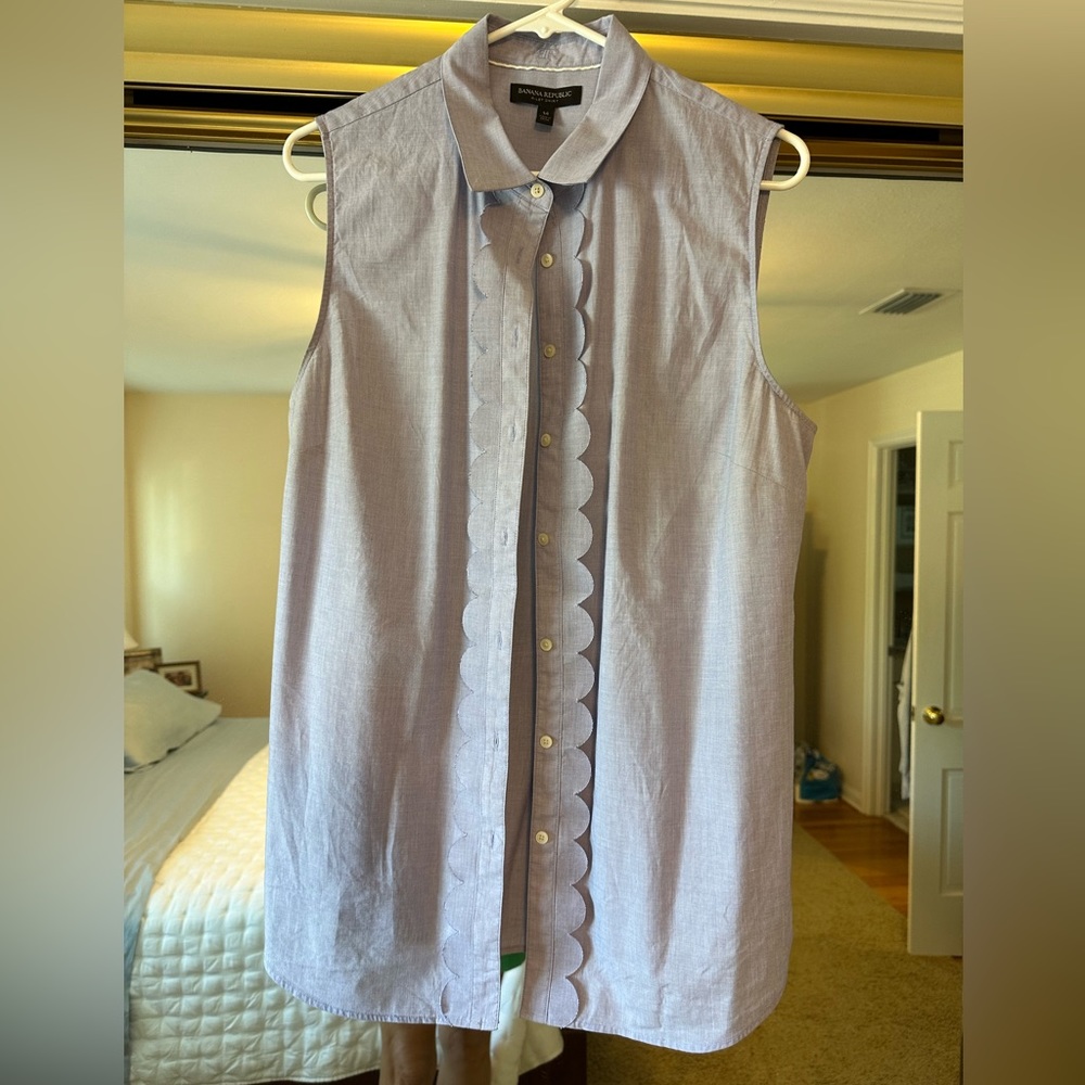Banana Republic Riley sleeveless blouse size 14
